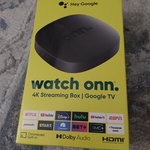 Onn 4K Streaming Box Google TV